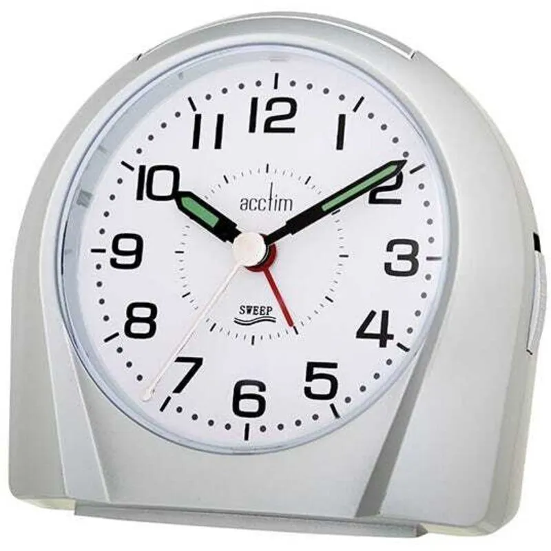 Europa Alarm Clock Silver - Acctim
