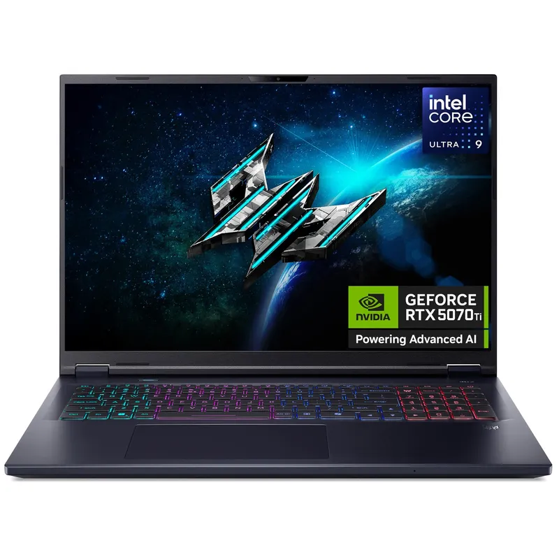 Acer Predator Helios Neo 18 AI Intel Core Ultra 9 16GB RAM 1TB SSD Rtx 5070 Ti 250Hz 18 Inch Windows 11 Gaming Laptop