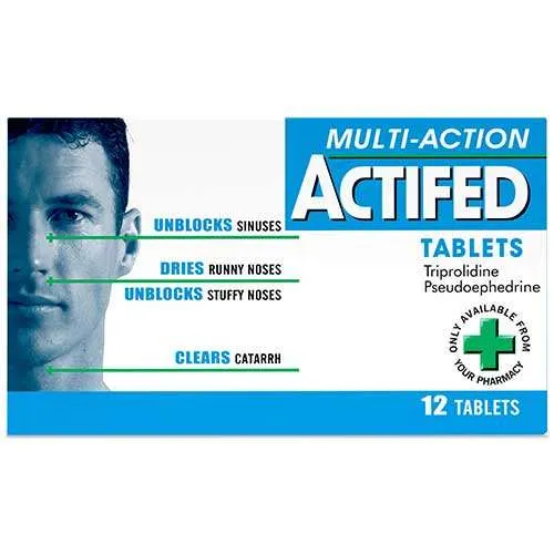Actifed Multi-Action Tabs