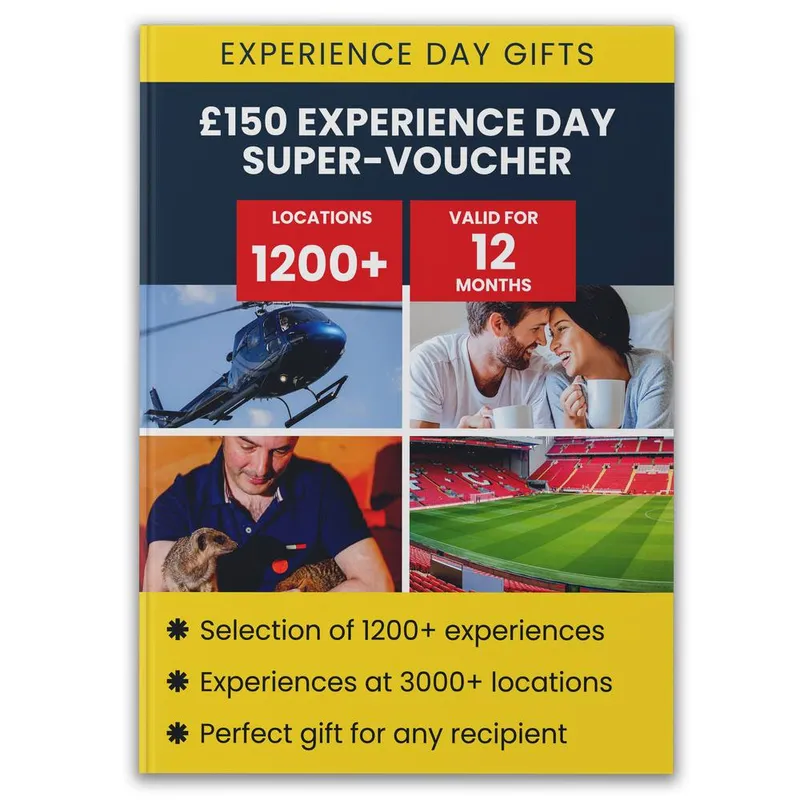 Activity Superstore £150 Experience Day Super-Voucher in Gold Gold