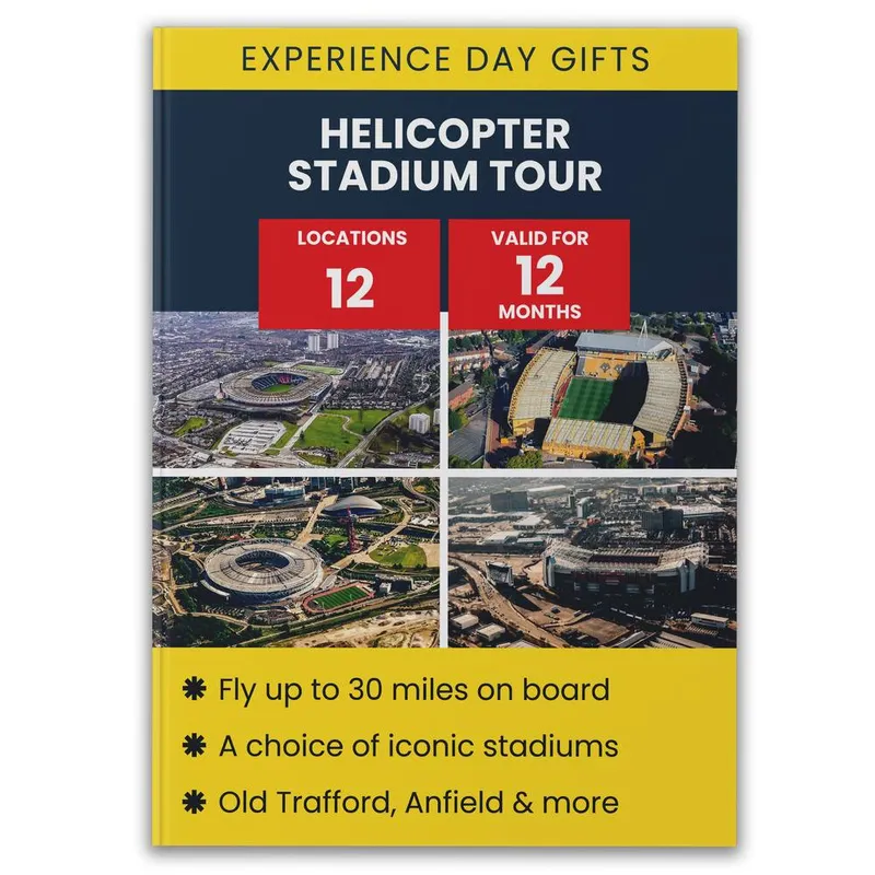 Activity Superstore Helicopter Stadium Tour in Red Red