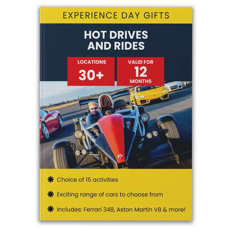 Activity Superstore Unisex Hot Drives & Rides in Red Red One Size female