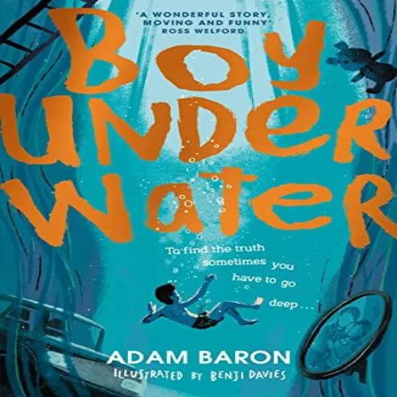 Adam Baron Boy Underwater PB Paperback Book Multicolor