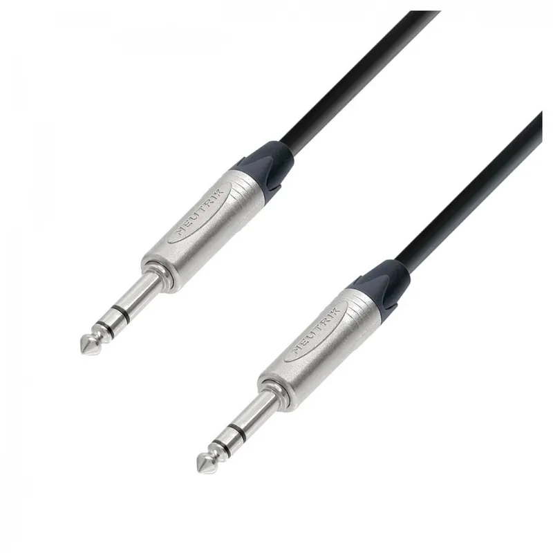 Adam Hall 5 Star Neutrik Balanced Jack Trs Cable 10m