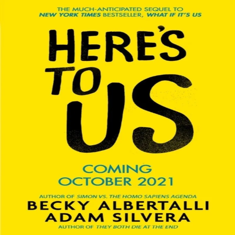Adam Silvera Here's To Us Paperback Book Multicolor