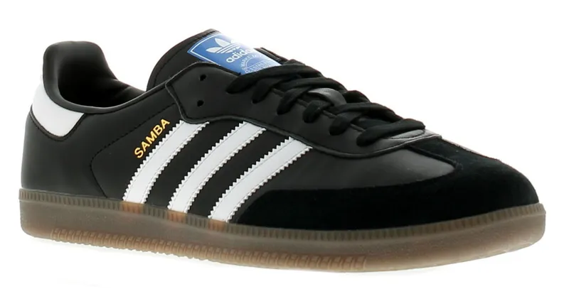 Adidas Samba Men's Sneakers - Black - Size 9 - Leather - Black