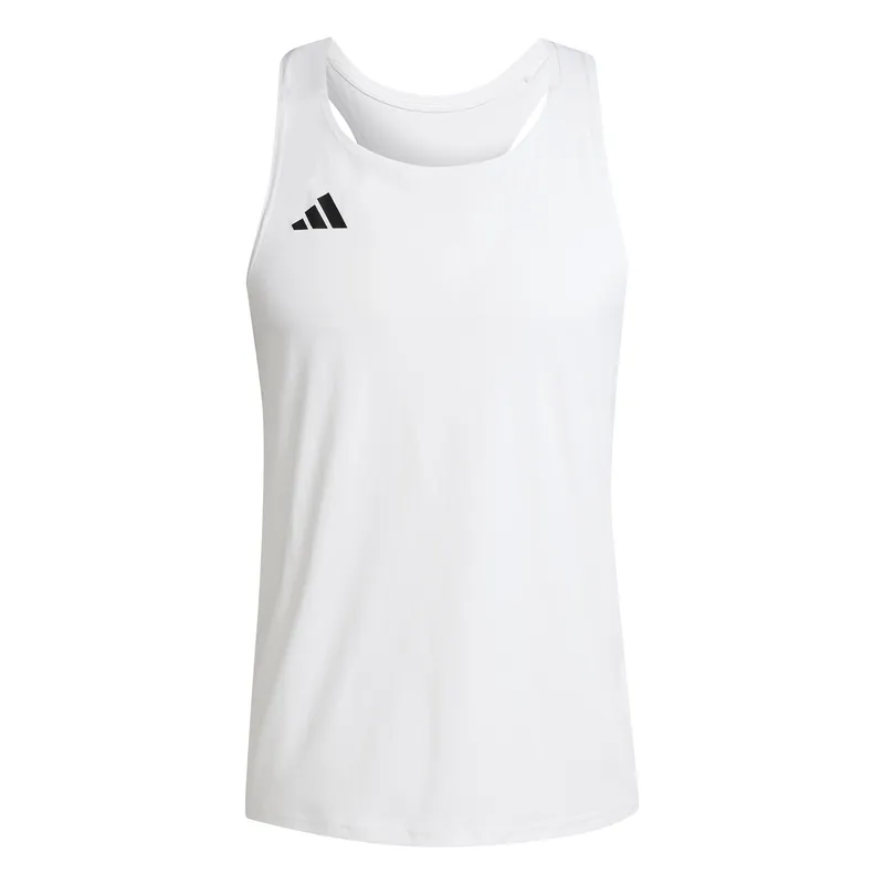 Adidas Adizero Essential Tank Top Men-White - white