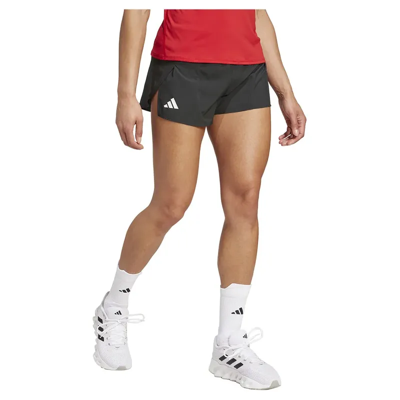 Adidas Adizero Essentials Split Running Shorts Women-Black - black