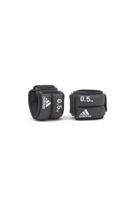 adidas Ankle Wrist Weights 2 x 0.5kg in Black - Black