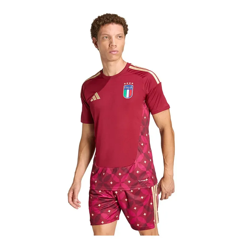 Adidas Italy Men Jerseys/Replicas - Red - Size S - Poly Mesh - Red