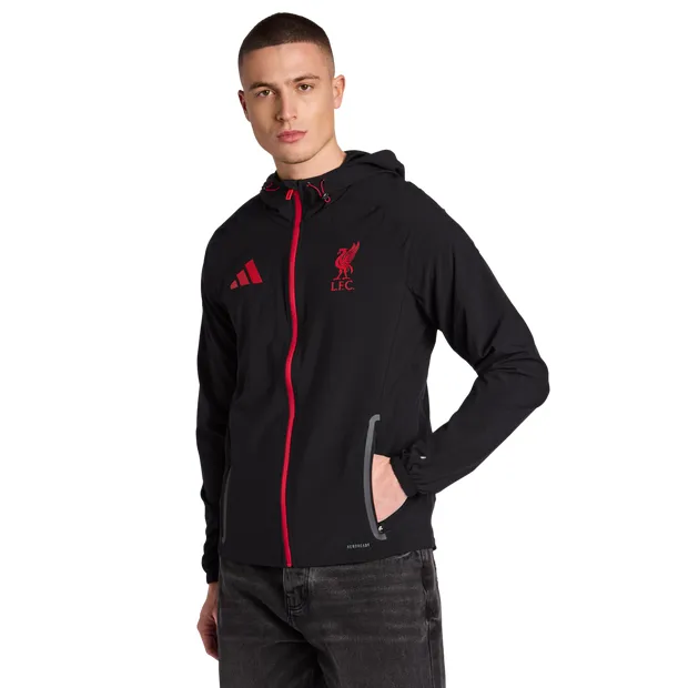 Adidas Men Track Tops - Black - Size S - Black