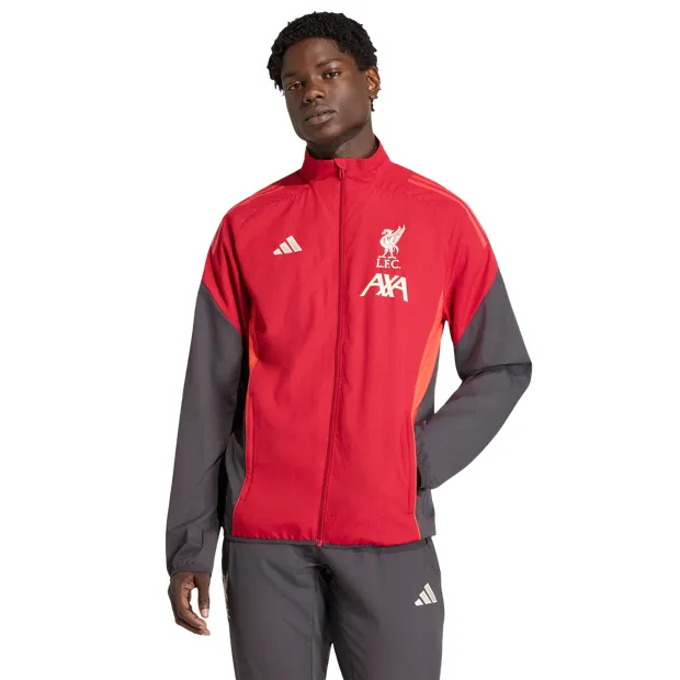 Adidas Men Track Tops - Red - Size M - Red