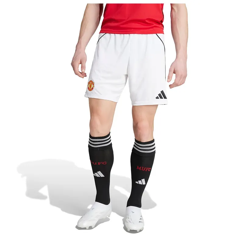 Adidas Manchester United 25/26 Home Shorts White L Men