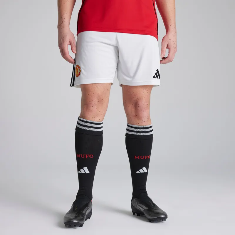 Adidas Manchester United 25/26 Home Shorts White S