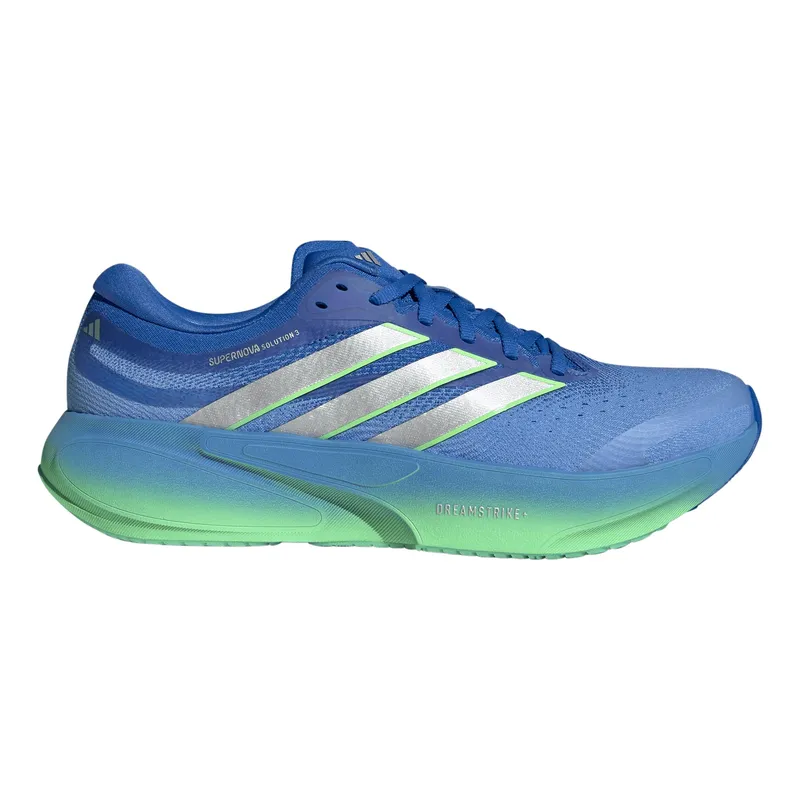 Adidas Supernova Solution 3 Men's Sneakers - Blue - Size 9 - Mesh/Synthetic - Blue