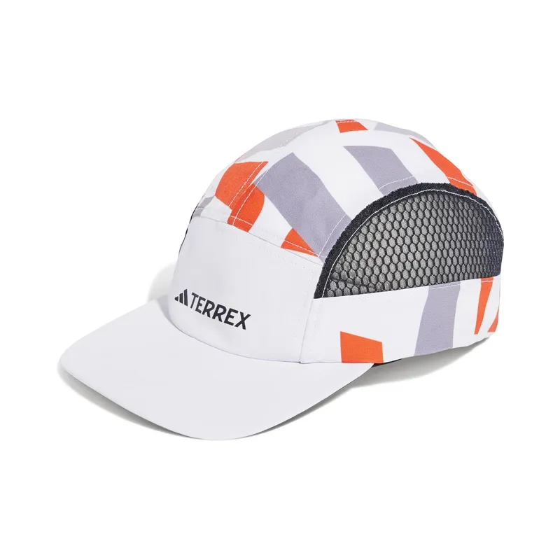Adidas Terrex 5P Cap Unisex-white. orange - white