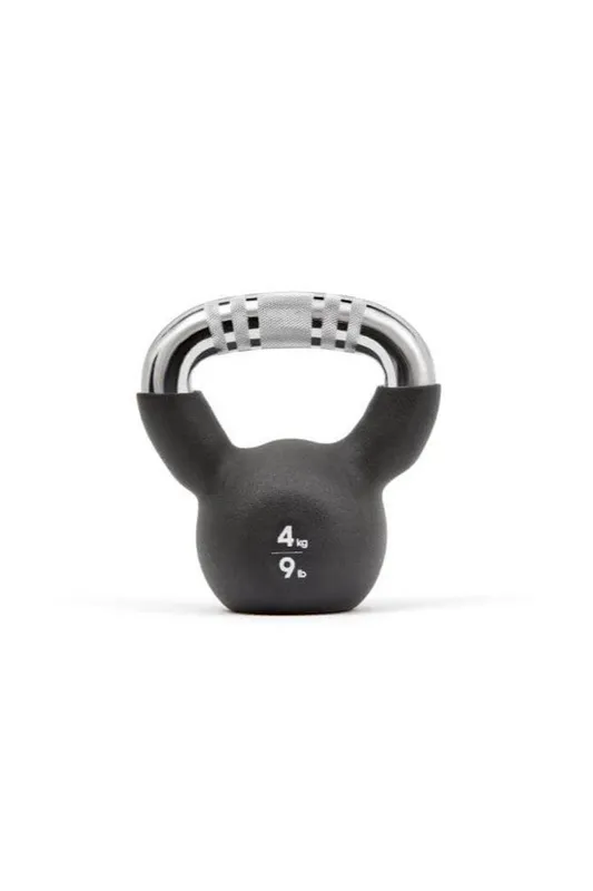 adidas 4kg Cast Iron Kettlebell in Black Black