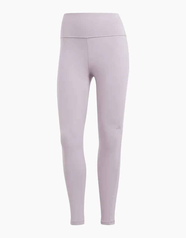 Adidas Women's Ultimate Solid Patterned Running Leggings - Purple - Size: 10