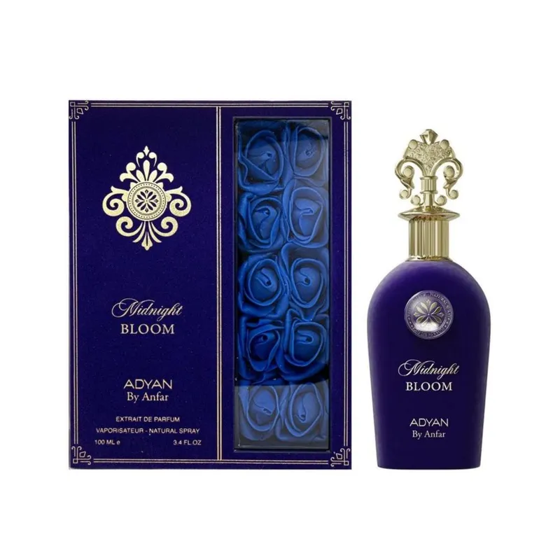 Adyan Women's Midnight Bloom Extrait Perfume for Women - (3.4oz) 100ml in Blue Blue 100ml