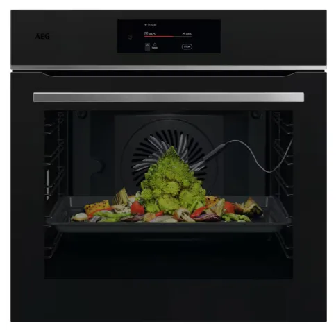 Aeg 7000 Series TE7PB731AT Black Built-In Pyrolytic Single Oven