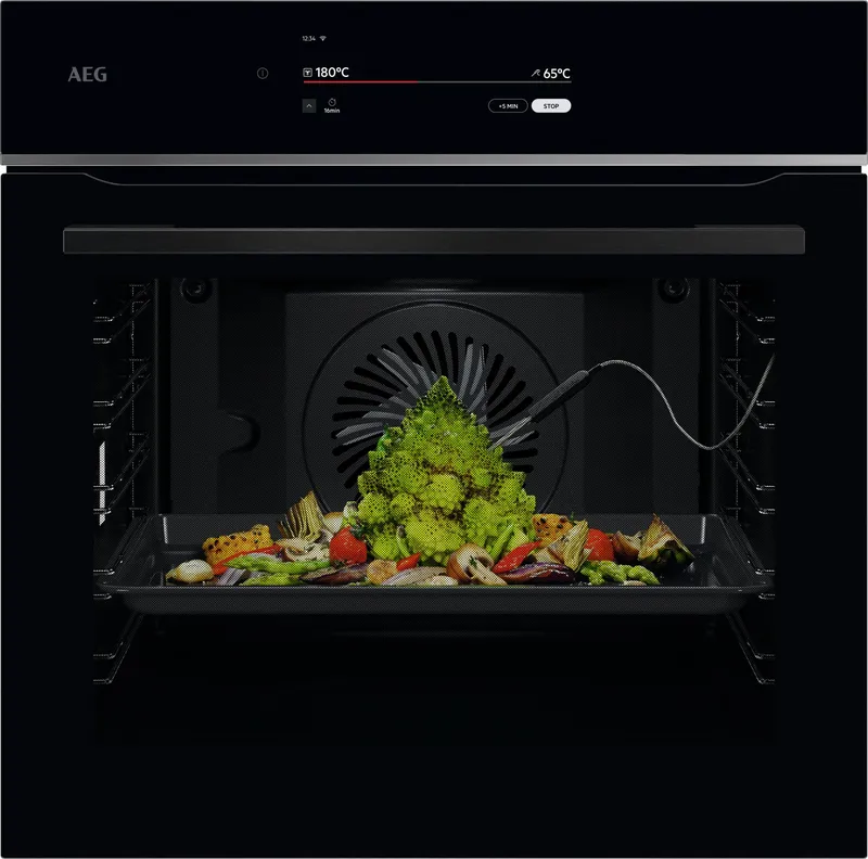 Aeg 9000 ProAssist TT9PB831AB Built In Electric Single Oven with Pyrolytic Cleaning - Black - A++ Rated, Black