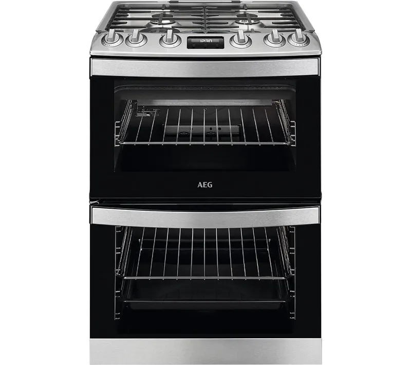 Aeg CGB6131ACM 60 cm Gas Cooker - Stainless Steel