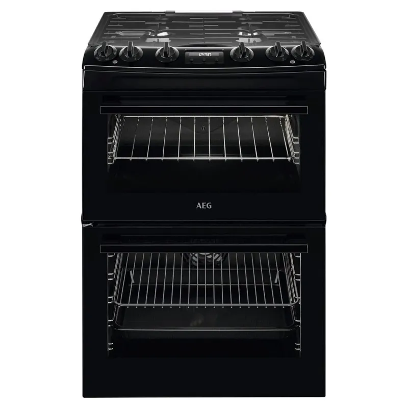 Aeg CKX6540ACB 60cm Freestanding Dual Fuel Cooker - Black
