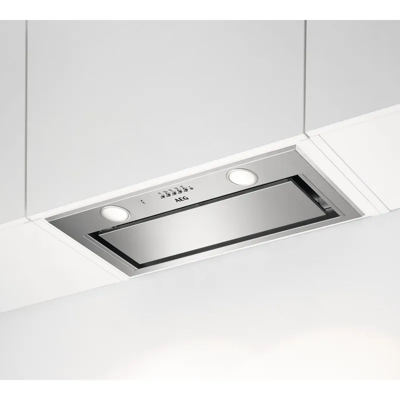 Aeg DGE5661HM 54cm Series 6000 Hob2Hood Canopy Hood - Stainless Steel