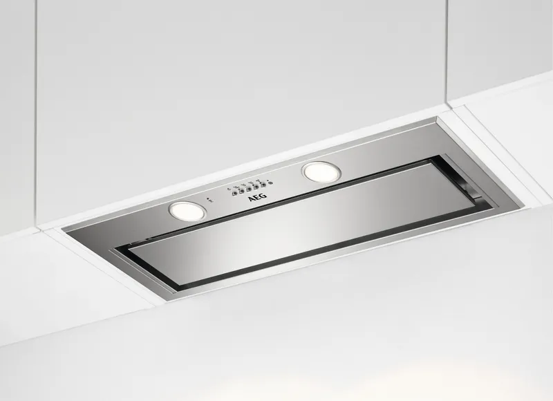 Aeg DGE5861HM 77 cm Canopy Cooker Hood - Stainless Steel