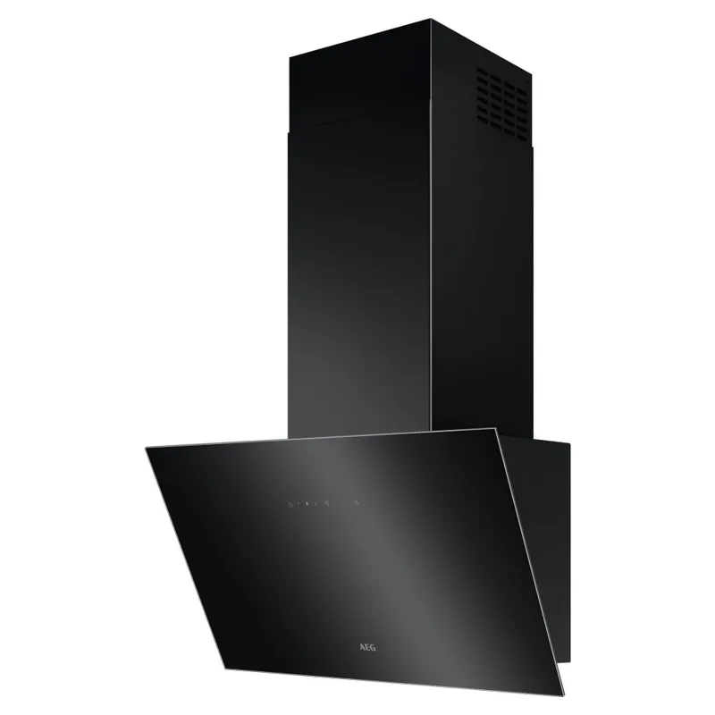 Aeg DVX5661HB 60cm Angled Chimney Cooker Hood Black