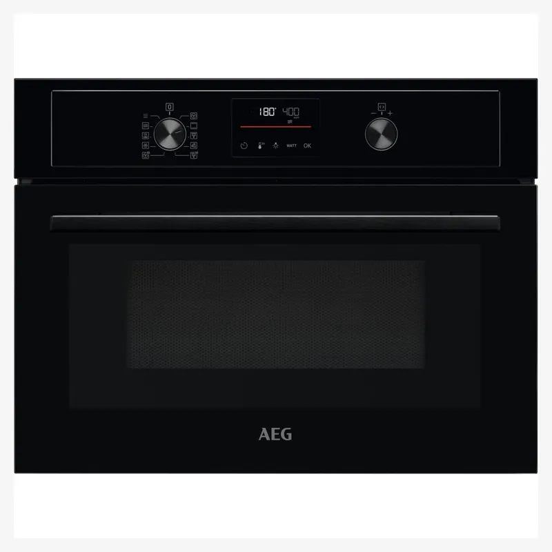 Aeg KMX365060B Series 3000 Built In Combi Microwave For Tall Housing - Black
