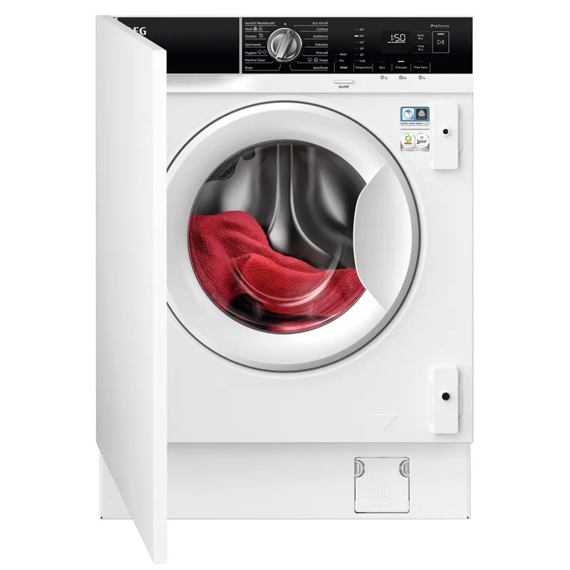 Aeg L7WE74634BI 7kg/4kg Series 7000 Fully Integrated ProSteam Washer Dryer