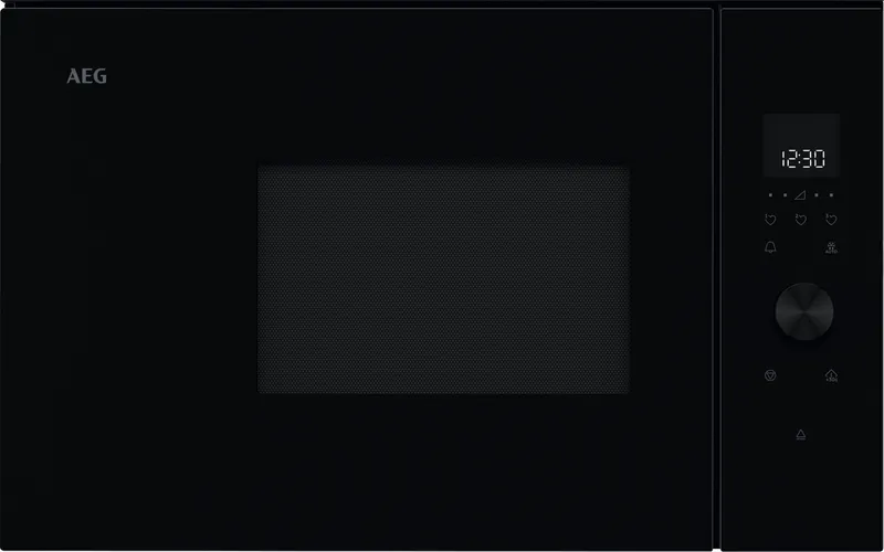 Aeg OB6SM171DB 17 Litre 37cm High, Built In Small Standard Microwave Oven - Black