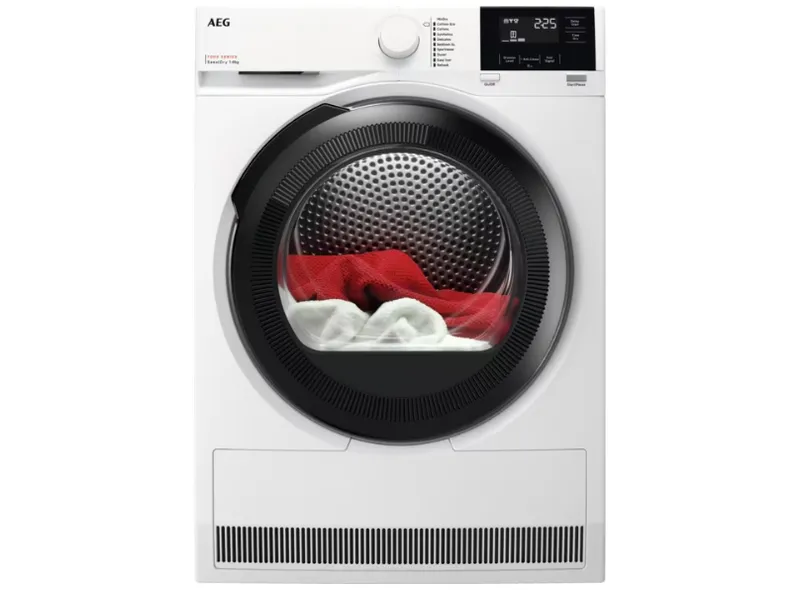 Aeg TR718L4B 8kg Heat Pump Tumble Dryer White
