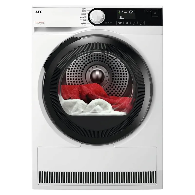 Aeg TR739G4B 9kg Series 7000 Heat Pump Condenser Tumble Dryer - White