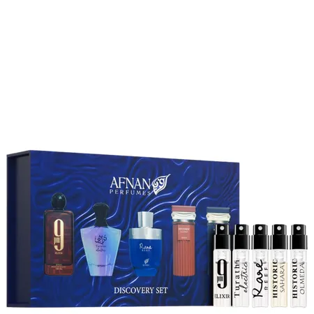 Afnan Menâs Discovery Perfume Gift Set â 5 x 2 ml