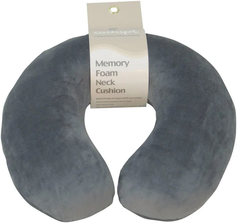 Aidapt Memory Foam Neck Cushion Grey Grey