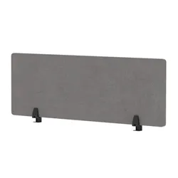 Air Desktop Screen 1200x400mm Grey Fabric