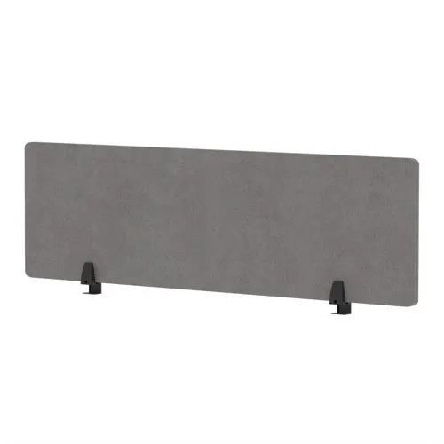 Air Desktop Screen 1400x400mm Grey Fabric