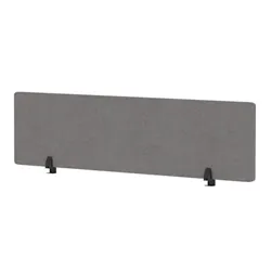 Air Desktop Screen 1600x400mm Grey Fabric