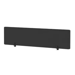 Air Desktop Screen 1800x400mm Charcoal Fabric