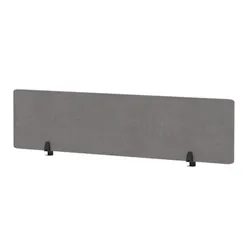 Air Desktop Screen 1800x400mm Grey Fabric