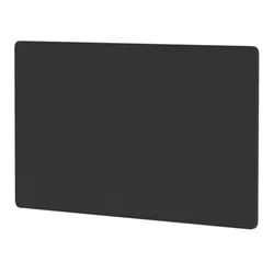 Air Screen for Back-to-Back Desk 1400x800mm Black Fabric