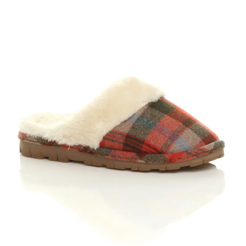 Ajvani Women's Flat Heel Slippers in Red Size: 8 Red 8
