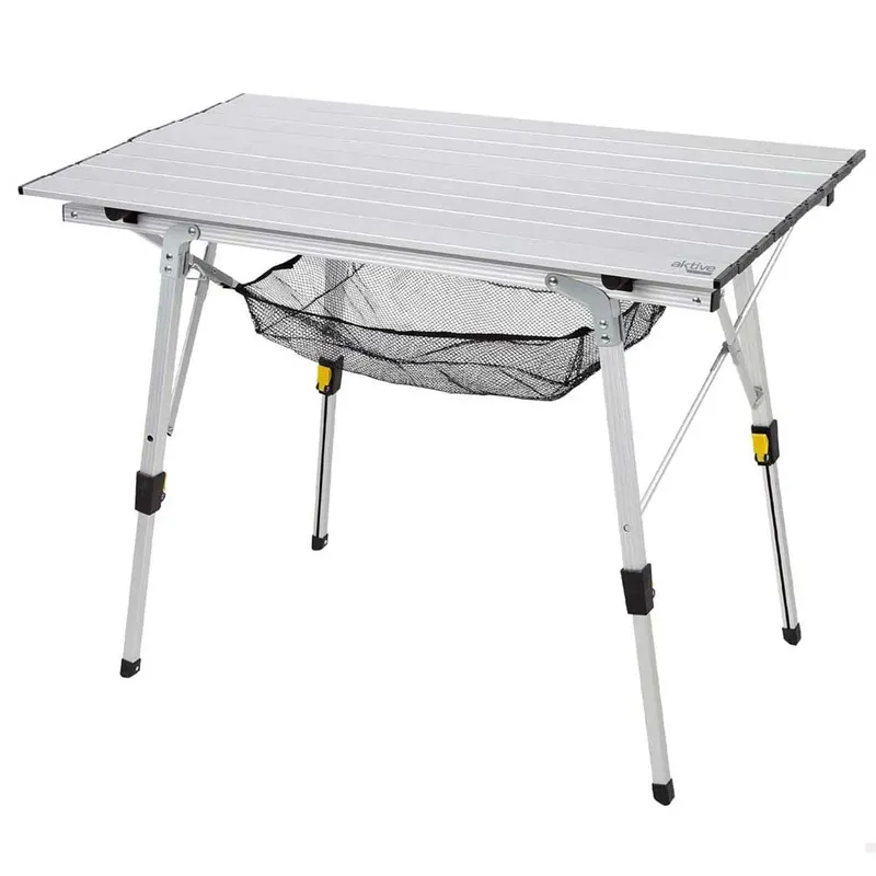 Aktive 63052 Folding Camping Table Alum 90 x 51 x 45-70 cm unisex