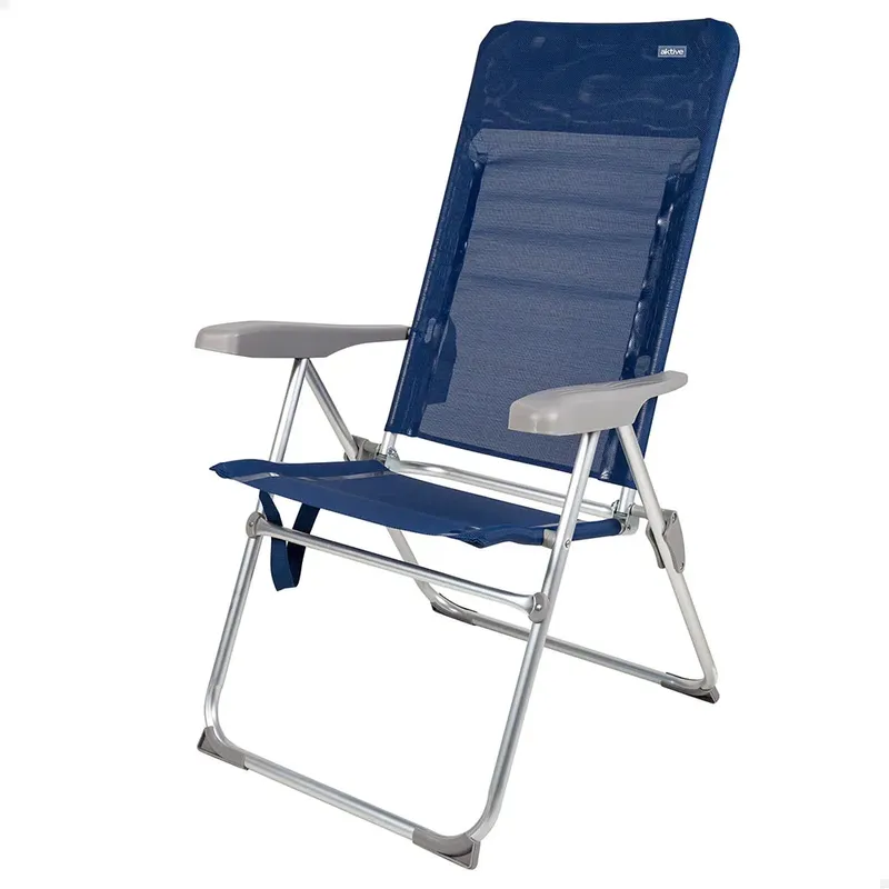 Aktive Slim Folding Chair Dark Blue 47 x 66 x 107 cm unisex
