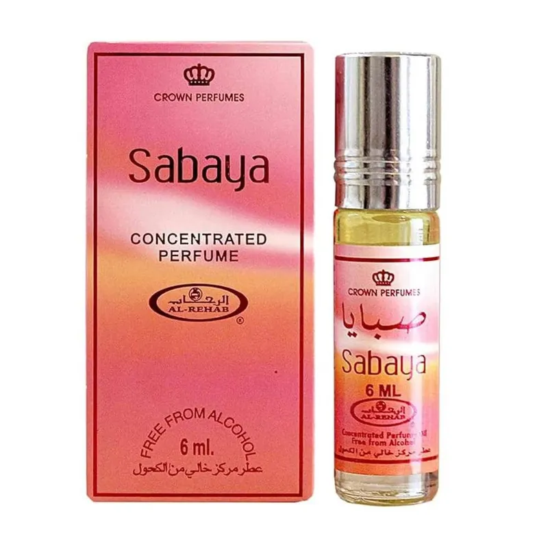 al rehab crown perfumes Unisex Sabaya 6ml Concentrated Perfume Oil by Al-Rehab in Orange Orange female