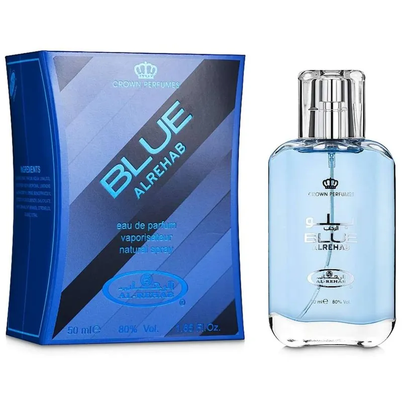 al rehab crown perfumes Al Rehab Blue 50ml Edp Spray - Blue