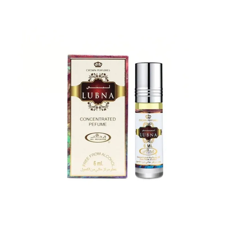 al rehab crown perfumes Lubna 6ml Roll-On Oil in Beige Beige 6ml