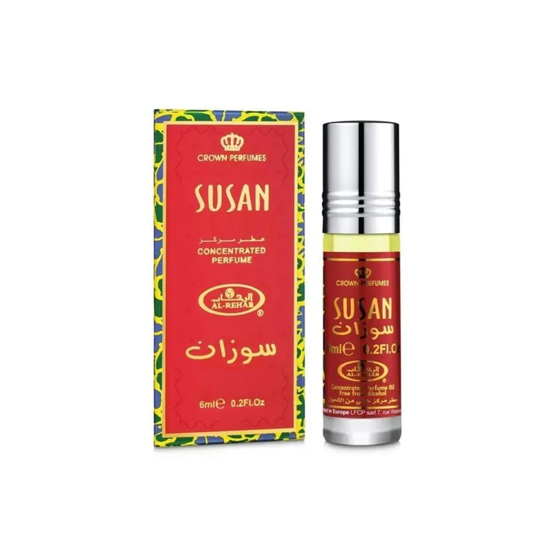 al rehab crown perfumes Susan 6ml Roll-On Oil in Red - Red - Size: 6ml